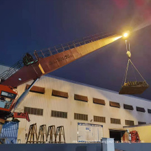 Petite grue électro-hydraulique en porte-à-faux